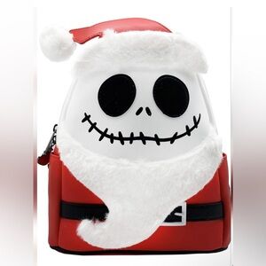 Loungefly Disney Nightmare before
Christmas Santa Jack Cosplay Mini
Backpack EUC